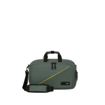 3 - Funkčná palubná taška v tmavozelenej farbe 40 x 25 x 20 American Tourister TAKE2CABIN