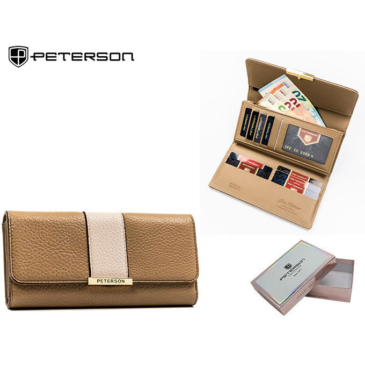 PETERSON PTN 006-DN Peňaženka z ekokože RFID