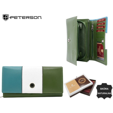 PETERSON PTN RD-07-GCL-S Kožená peňaženka RFID