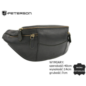 Kožené vrecko PETERSON PTN 2507-OLH