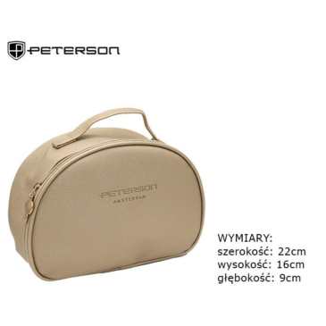 Kozmetická taška PETERSON PTN KOS-DA-4 z ekokože