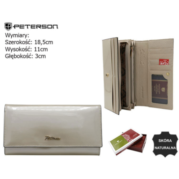 Dámska kožená peňaženka PTN 1N-409 Pearl