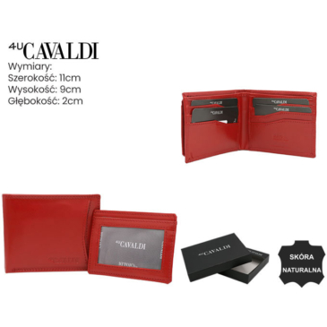 Kožená peňaženka CW1012-LGV Red