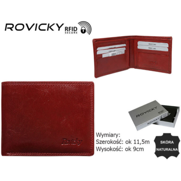 Malá kožená peňaženka N1904-RVTK RED