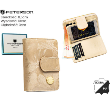 Peňaženka Peterson PTN PS115-MLF béžová