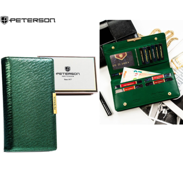 Dámska ekologická peňaženka PTN 005-NF8 Green