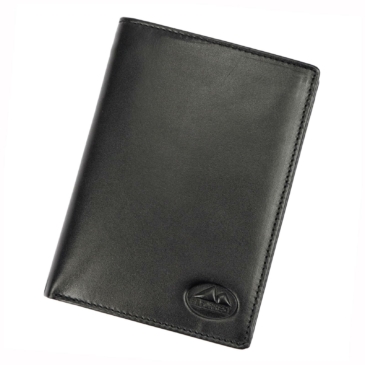 Čierna peňaženka z pravej kože s ochranou RFID