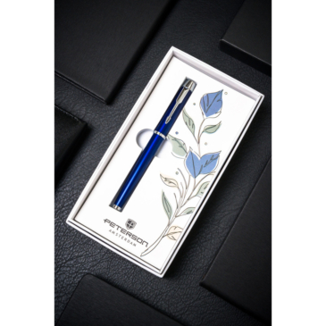 Peterson PTN 222-GB Navy-Silver guľôčkové pero v krabici