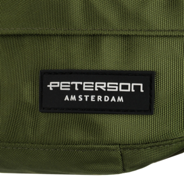 Sportos, tágas zöld övtáska - Peterson