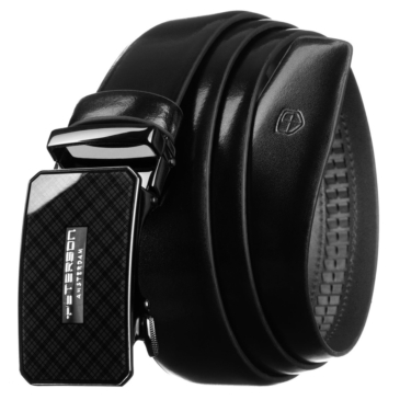 Automatický kožený remienok PTN A015 Black