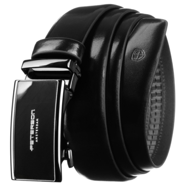 Automatický kožený remienok PTN A008 Black