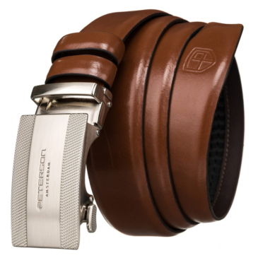 Automatický kožený remienok PTN A007 Brown