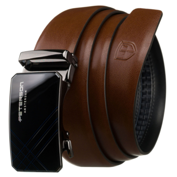 Automatický kožený remienok PTN A014 Brown