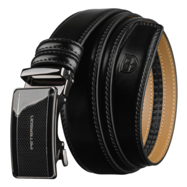 Pánsky kožený opasok PTN A018-AS Black