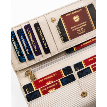PETERSON PTN 421028-SBR Kožená peňaženka RFID
