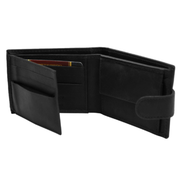Pánska kožená peňaženka PTN RM-22L-LWC Black