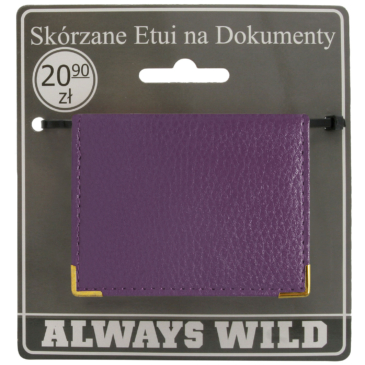 Kožený zakladač 302-BL Lavender