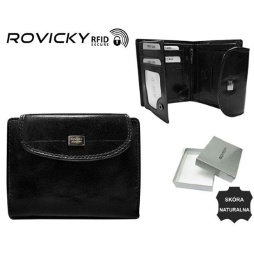 Dámska kožená peňaženka CPR-8770-BAR-6781 Black