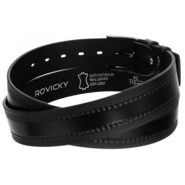 ROVICKY Pánsky kožený opasok, veľkosť 105