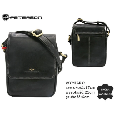 Kožená taška PTN TB-708-COM BLACK