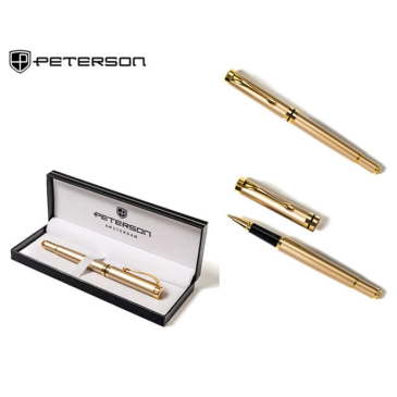 Elegantné guľôčkové pero v darčekovej krabičke Peterson PTN 339 Gold