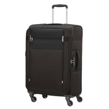 Samsonite Citybeat rozkladací spinner kufor strednej veľkosti 66 cm Black