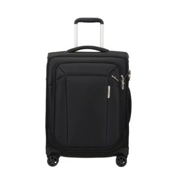Samsonite Respark Spinner kufor 55 cm čierny 5 rokov globálnej záruky s bezplatným obalom na kufor