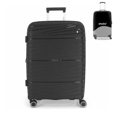 Gabol Kufrík strednej veľkosti GA-1220M Black s obálkou na kufor zdarma