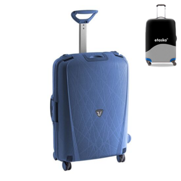 Roncato R0712 Light Spinner kufor 68 cm Avio blue s darčekovým obalom na kufor