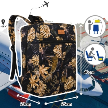 Palubný batoh Ryanair na palube zadarmo veľkosť 40 x 20 x 25 cm 