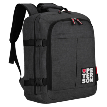 Vodotesný cestovný batoh Peterson s priehradkou na notebook, rozmery WizzAir 40 x 30 x 20 cm