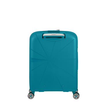 American Tourister Starvibe Spinner Cabin Leather 55cm Light Blue 3 roky záruka