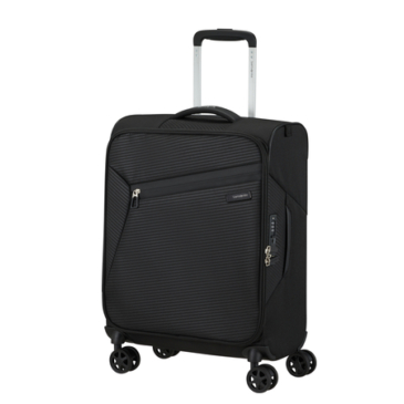 Litebeam Spinner Cabin Leather End 55 cm Záruka 5 rokov Black