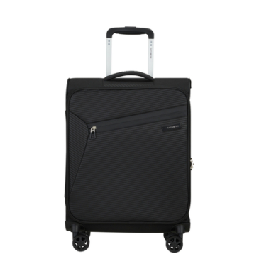 Litebeam Spinner Cabin Leather End 55 cm Záruka 5 rokov Black