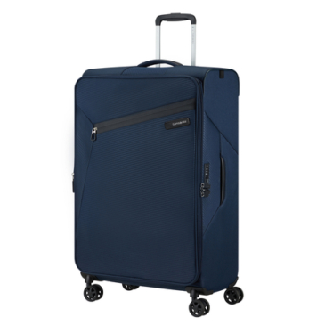 Litebeam Spinner Rozšíriteľný kožený koniec 77 cm Záruka 5 rokov Tmavo modrá