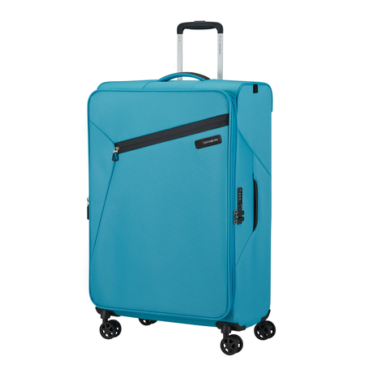 Litebeam Spinner Rozšíriteľný kožený koniec 77 cm Záruka 5 rokov Svetlomodrá