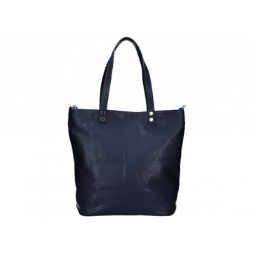 Pravá kožená dámska taška navy blue S7190 BlueNavy