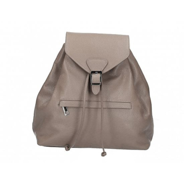 Pravý kožený dámsky batoh dark taupe S7223 DarkTaupe