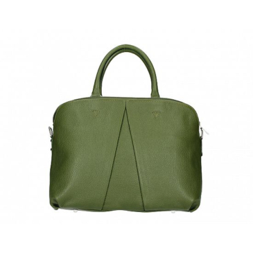 Dámska kabelka z pravej kože v zelenej farbe M9066 MilitaryGreen