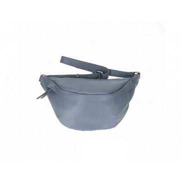 Pravá kožená dámska bočná kabelka modrá TR247 Cerulean
