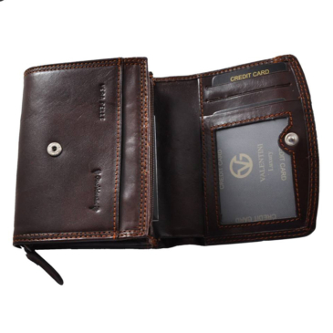 Emporio Valentini kožená dámska peňaženka 563586 Brown