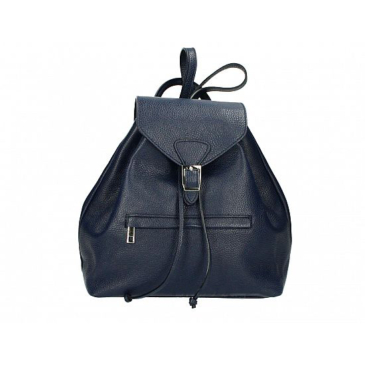 Pravý kožený dámsky batoh navy blue S7223 BlueNavy
