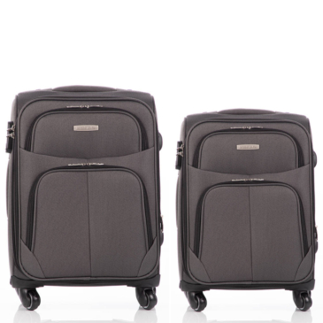 LEONARDO DA VINCI Sada 2 kufrov sivá 6101 2 Set Grey