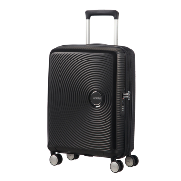 Kufrík American Tourister Soundbox 55, čierny