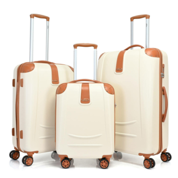 Bontour ELEGANCE Bőrönd Szett Krémfehér színben 120640 CreamWhite