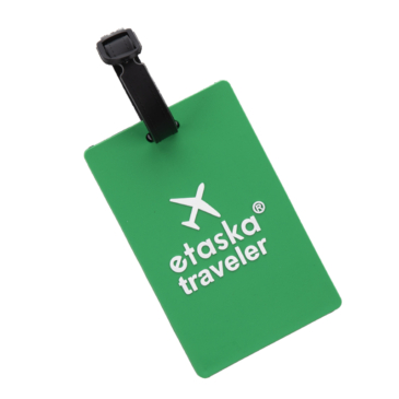 visačka na batožinu etaska traveler v zelenej farbe