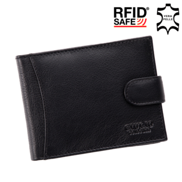 GIULIO pánska peňaženka z pravej kože v darčekovej krabičke s RFID ( 8 priehradiek na karty )
