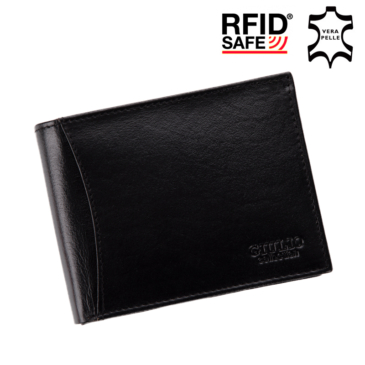 GIULIO pánska peňaženka z pravej kože v darčekovej krabičke so systémom RFID ( 8 priehradiek na karty ) +