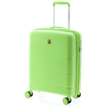 Gladiator Spinner Rozšíriteľný kabínový kufor 55 cm M-0810 Light Green