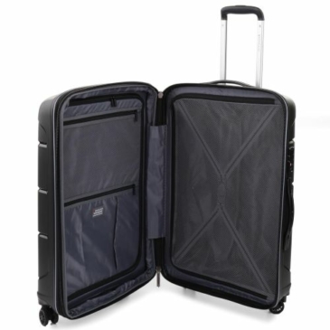 Roncato FLIGHT DLX Spinner Suitcase R-3462 Red s obálkou na kufor so suvenírmi